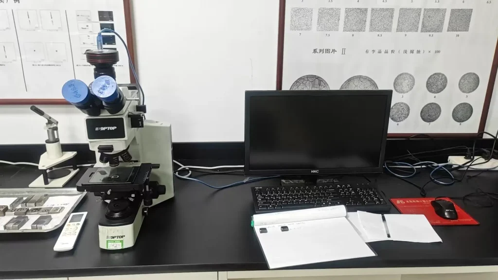 microscope & computer